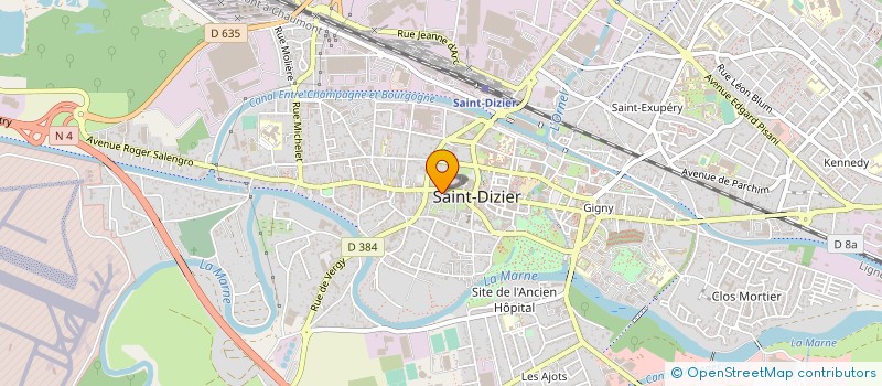 localisation de l'entreprise CABINET FAURE SIDOLI SYLVESTRE à SAINT-DIZIER