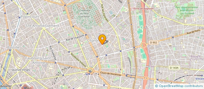 localisation de l'entreprise CABINET FECAMP  PARIS