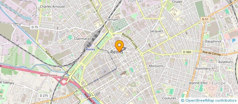 localisation de l'entreprise CABINET FERON  REIMS