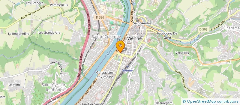 localisation de l'entreprise CABINET FERRARO à VIENNE