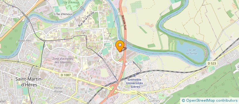 localisation de l'entreprise CABINET FIDEX S.A.S. à GIERES