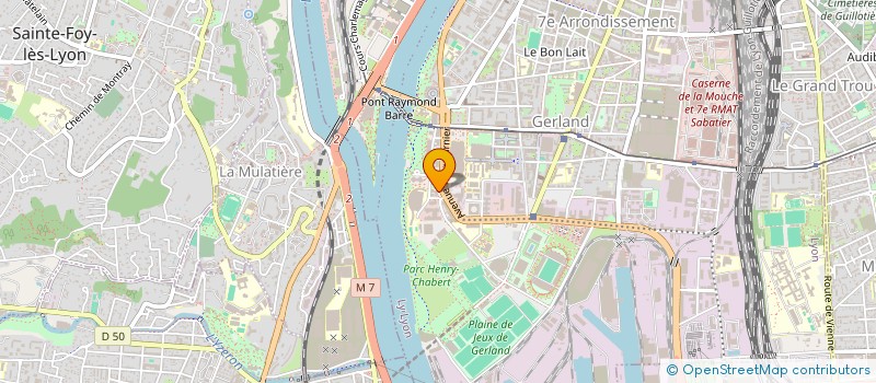 localisation de l'entreprise CABINET FIDUCIAIRE SEINE ET RHONE  LYON