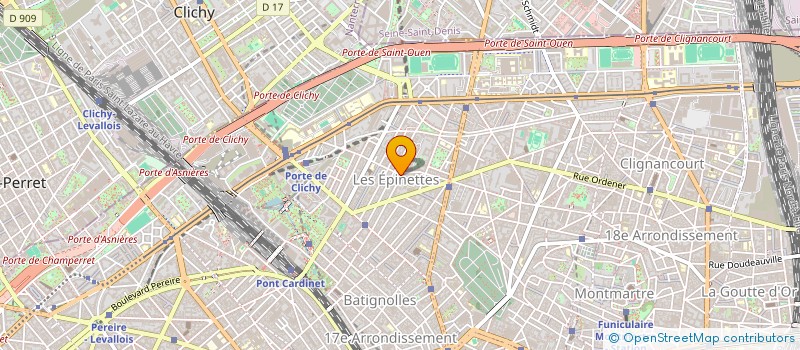 localisation de l'entreprise CABINET FINANCIER MERCANTE à PARIS