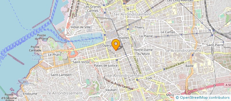 localisation de l'entreprise CABINET FLEURENTDIDIER ET ASSOCIES  MARSEILLE