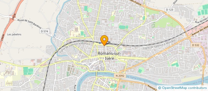 localisation de l'entreprise CABINET FOLLET RIVOIRE COURTOT AVOCATS à ROMANS-SUR-ISERE