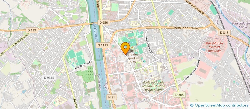 localisation de l'entreprise CABINET FONTES EXPERTISES  AGEN