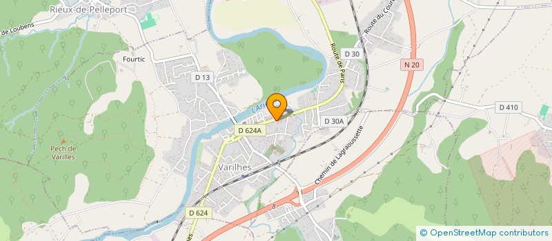 localisation de l'entreprise CABINET FORDERER ARIEGE à VARILHES