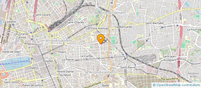 localisation de l'entreprise CABINET FORM ORIENT RECLASS RECRUTEMENT  MARSEILLE
