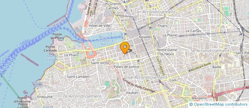 localisation de l'entreprise CABINET FOURRIER-MOALLIC à MARSEILLE