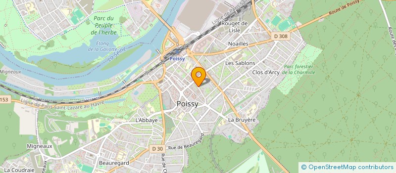 localisation de l'entreprise CABINET FRABOULET-MEYER  POISSY