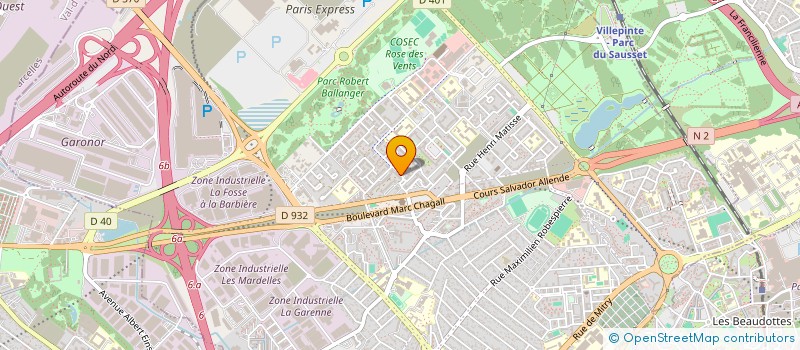 localisation de l'entreprise CABINET FRANCE ETUDE DE PRIX à AULNAY-SOUS-BOIS