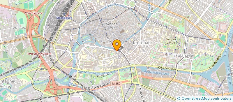 localisation de l'entreprise CABINET FRANCIS STRAUMANN à STRASBOURG