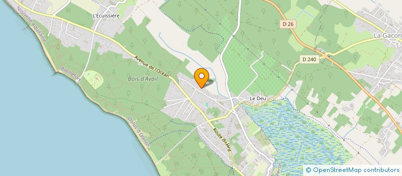 localisation de l'entreprise CABINET FREDERIC DELANCRAY  DOLUS D'OLERON