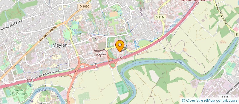 localisation de l'entreprise CABINET FREDERIC FALZONE à MEYLAN