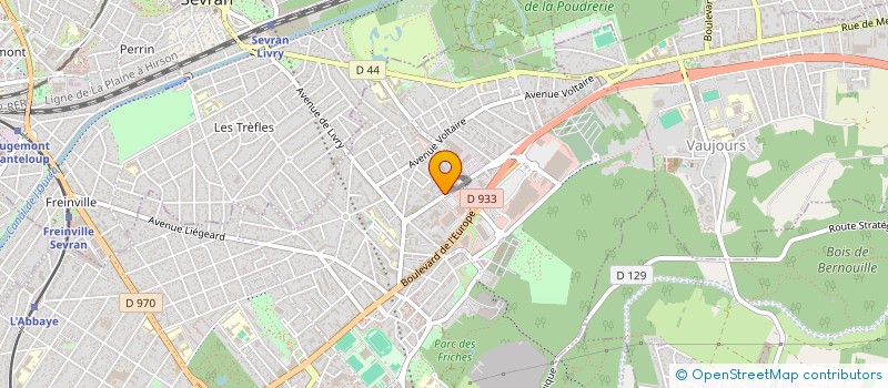 localisation de l'entreprise CABINET FREYCENON à CHELLES