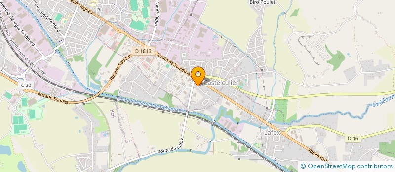 localisation de l'entreprise CABINET FREZALS  CASTELCULIER