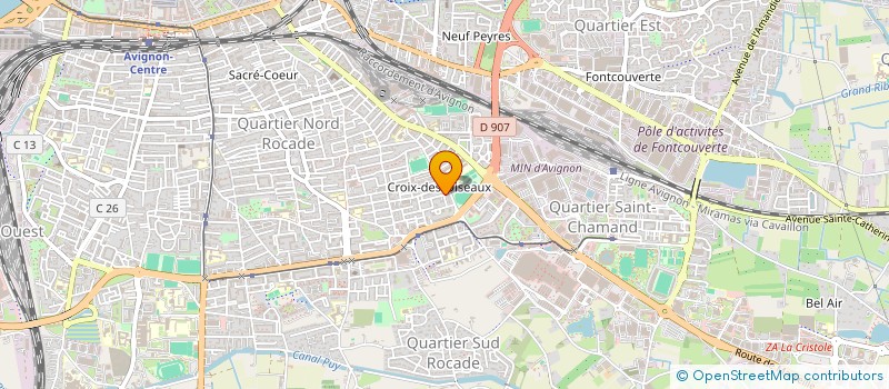 localisation de l'entreprise CABINET G.H  AVIGNON