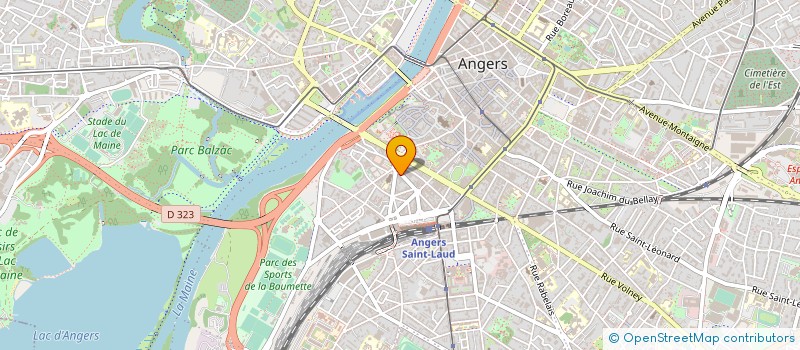 localisation de l'entreprise CABINET GABARD IMMOBILIER à ANGERS