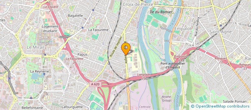 localisation de l'entreprise CABINET GABRIAC  TOULOUSE