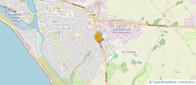localisation de l'entreprise CABINET GAILLARD à SAINT-GILLES-CROIX-DE-VIE
