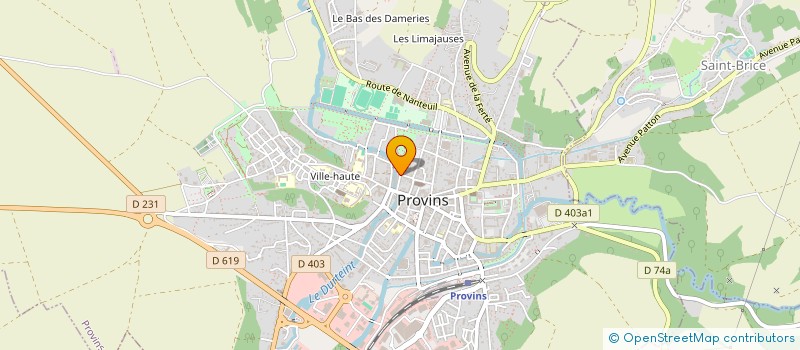 localisation de l'entreprise CABINET GALLIER  PROVINS