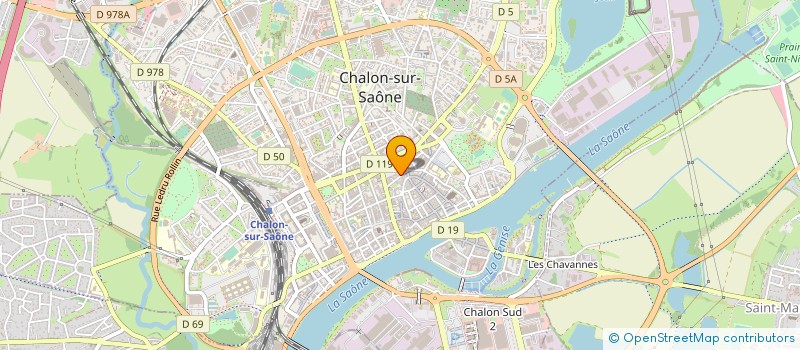 localisation de l'entreprise CABINET GANDREY SARL à CHALON-SUR-SAONE