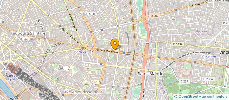 localisation de l'entreprise CABINET GARDILLE SARL à MONTREUIL