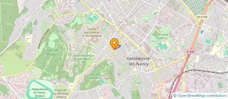 localisation de l'entreprise CABINET GARENNE  VANDUVRE-LES-NANCY