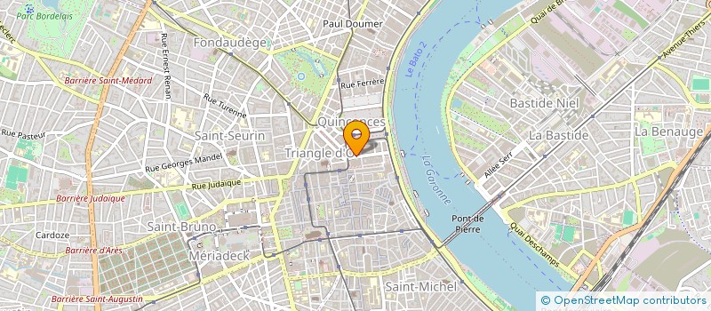 localisation de l'entreprise CABINET GARNIER-GUILLAUMEAU  BORDEAUX