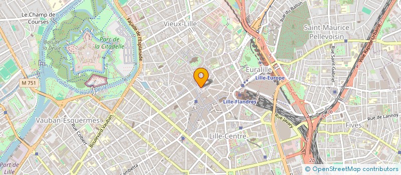 localisation de l'entreprise CABINET GASCON  LILLE