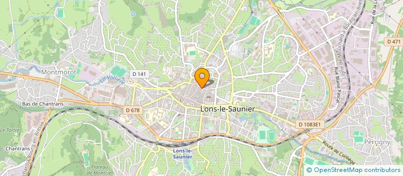 localisation de l'entreprise CABINET GAVARD IMMOBILIER à LONS-LE-SAUNIER