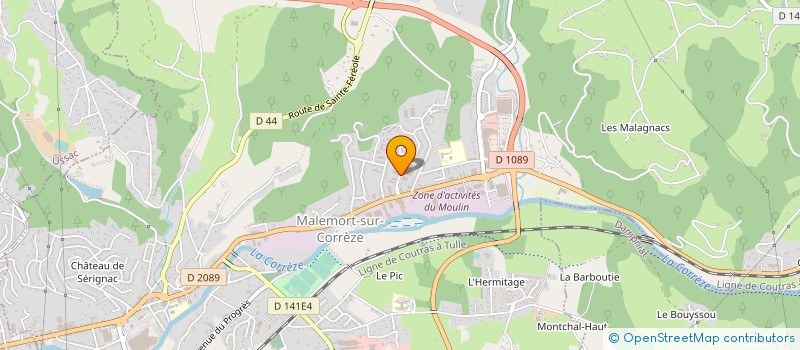 localisation de l'entreprise CABINET GEIA (GEOMETRES EXPERTS INGENIEURS) à MALEMORT