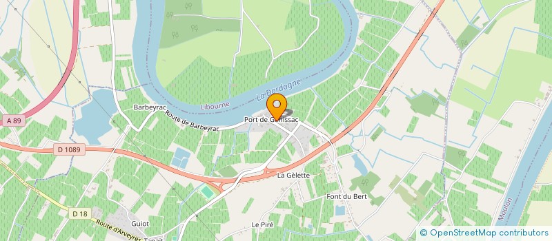 localisation de l'entreprise CABINET GEORGET-CROS EXPERTISE  GENISSAC