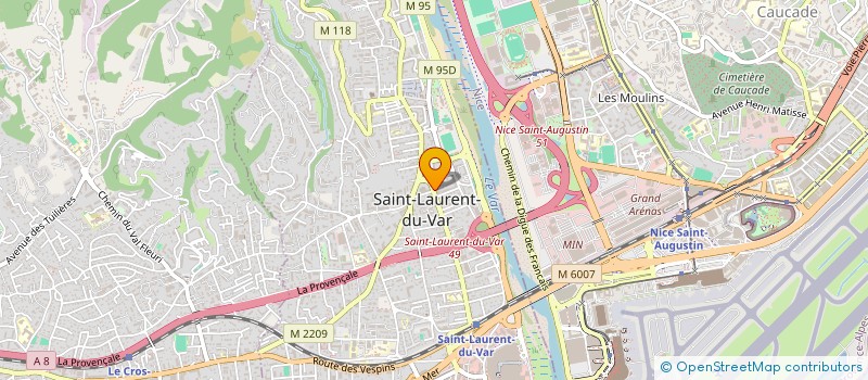 localisation de l'entreprise CABINET GESTION PATRIMOINE CONSEIL  SAINT-LAURENT-DU-VAR