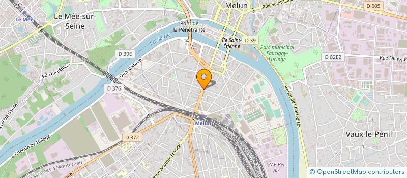 localisation de l'entreprise CABINET GHISALBERTI à MELUN
