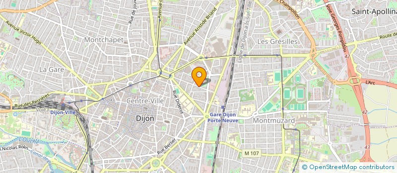localisation de l'entreprise CABINET GIEN PINOT à DIJON