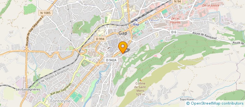 localisation de l'entreprise CABINET GIRAUD  GAP