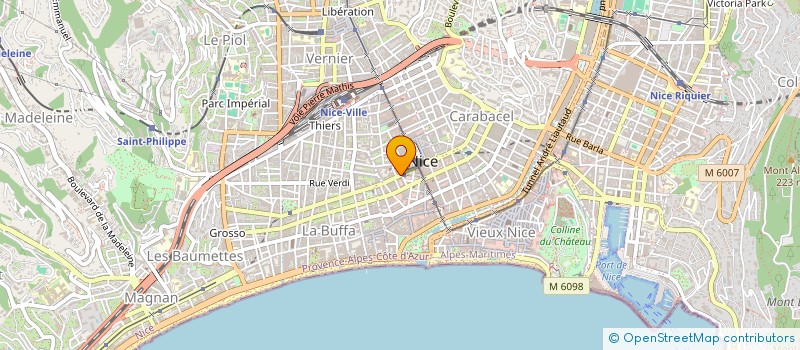 localisation de l'entreprise CABINET GIRIBALDI à NICE