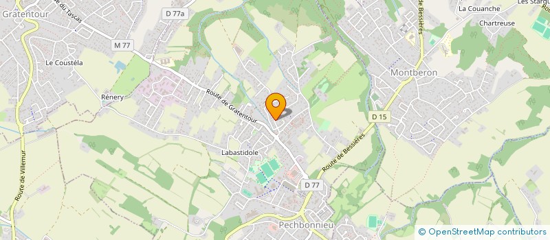 localisation de l'entreprise CABINET GIROU GESTION  PECHBONNIEU