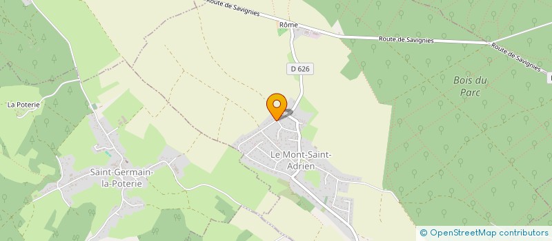 localisation de l'entreprise CABINET GL CONSEIL  LE MONT-SAINT-ADRIEN