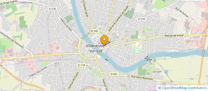 localisation de l'entreprise CABINET GOFFIN IMMOBILIER  VILLENEUVE-SUR-LOT