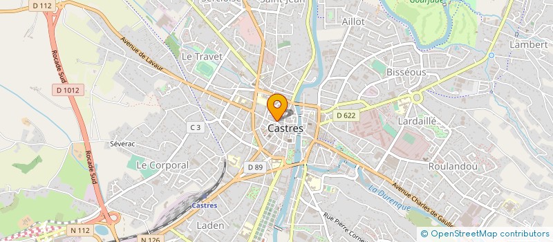 localisation de l'entreprise CABINET GOURSAUD SARL à CASTRES