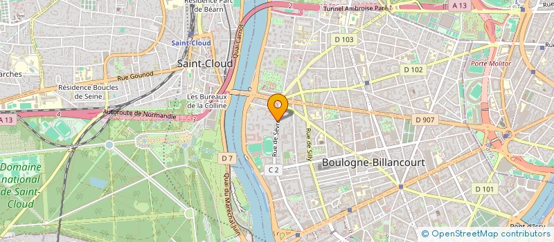 localisation de l'entreprise CABINET GOUVION SAINT-CYR à BOULOGNE-BILLANCOURT