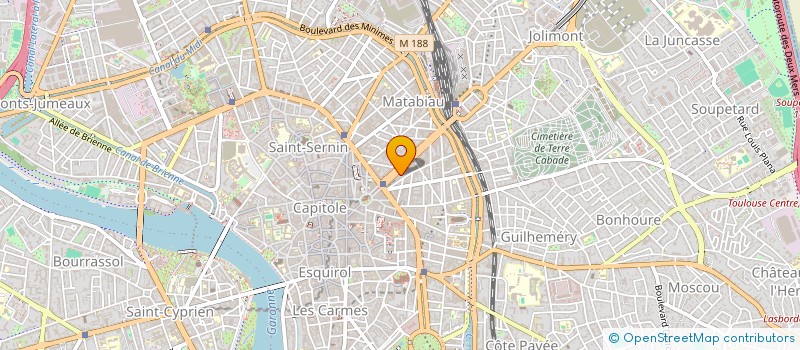 localisation de l'entreprise CABINET GRADT ET ASSOCIES  TOULOUSE