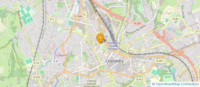 localisation de l'entreprise CABINET GRAILLAT SARL à CHAMBERY