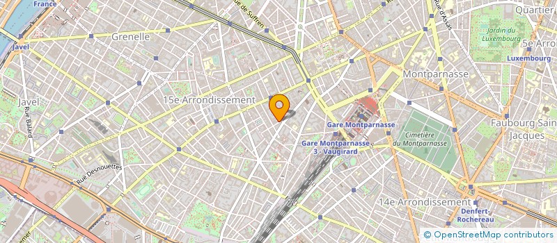 localisation de l'entreprise CABINET GREF à PARIS