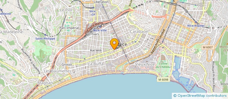 localisation de l'entreprise CABINET GRIGUER à NICE