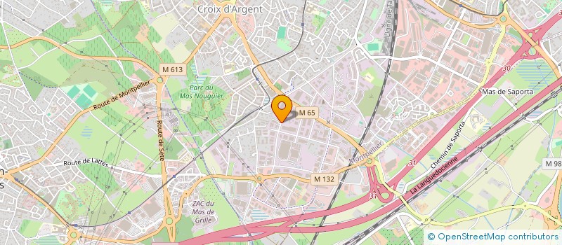 localisation de l'entreprise CABINET GRIL ASSURANCES C.G.A à MONTPELLIER