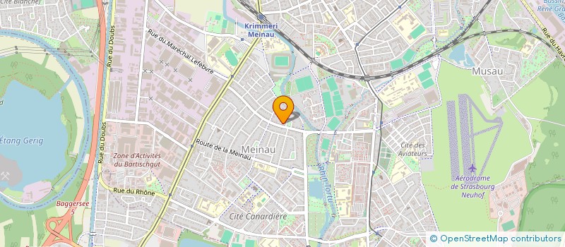 localisation de l'entreprise CABINET GROSS-HUGEL à STRASBOURG