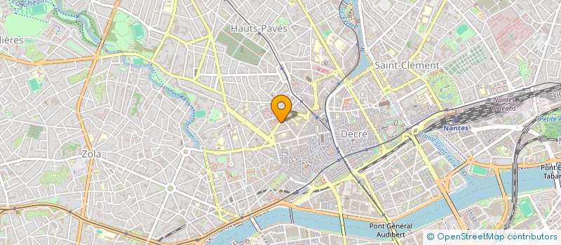 localisation de l'entreprise CABINET GROUPE CUGERONE, FOLLOPE, HELIER, MOURMANNE  NANTES